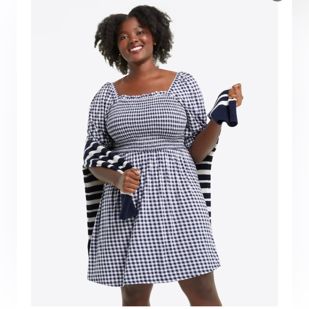 NWT! Draper James pretty dress in gingham!